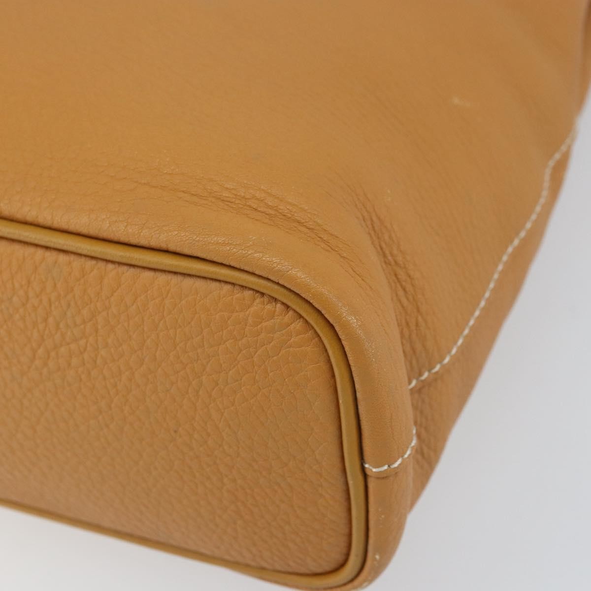 Burberry Vintage Leather Beige Leather Tote Bag Bag (Pre-Owned)