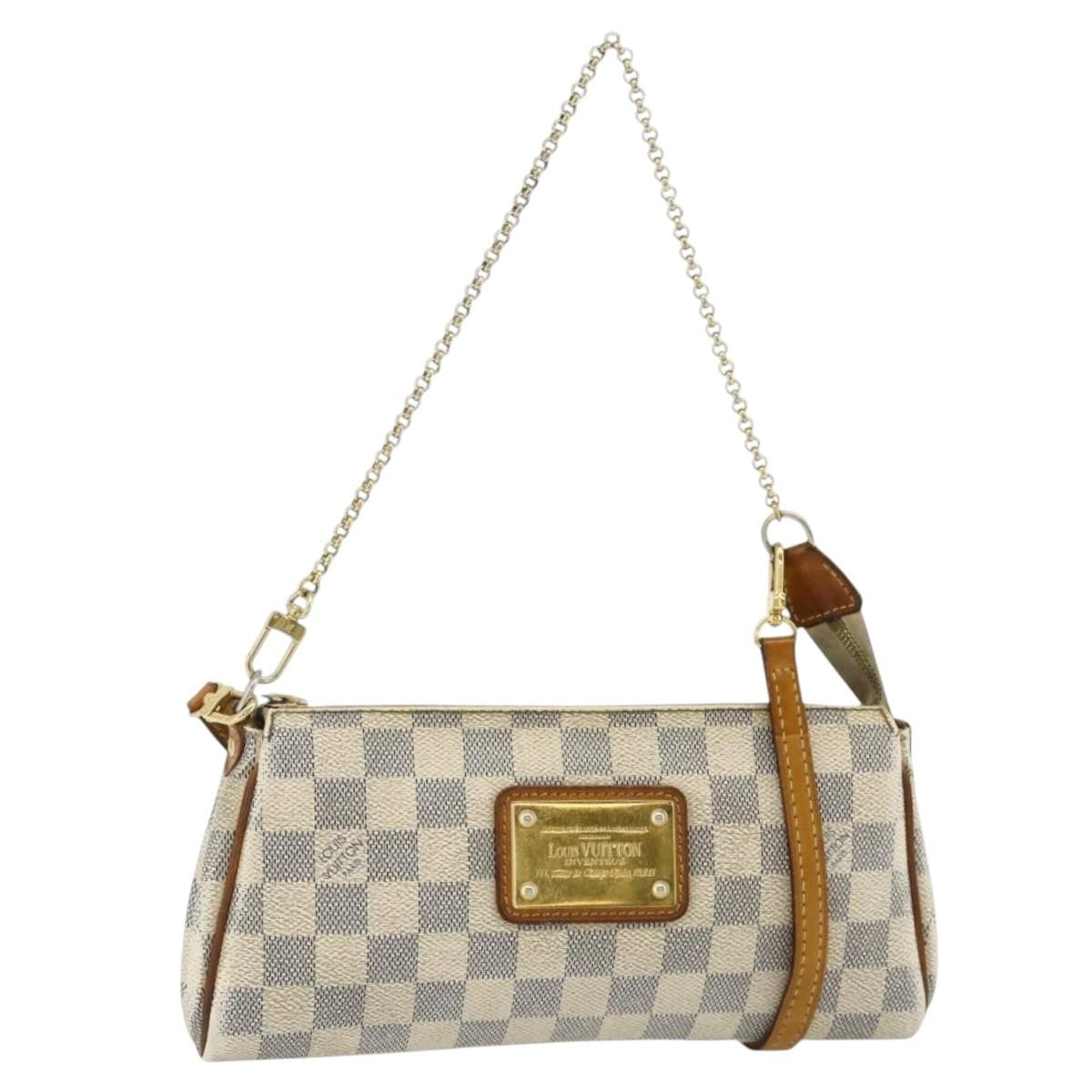 Louis Vuitton Eva Damier Beige Canvas Shoulder Bag Bag (Pre-Owned)