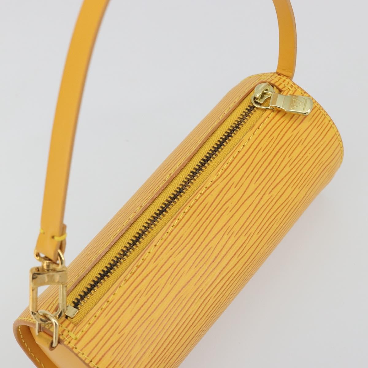 Louis Vuitton Soufflot Pochette Epi Leather Yellow Leather Clutche & Pouche Bag (Pre-Owned)