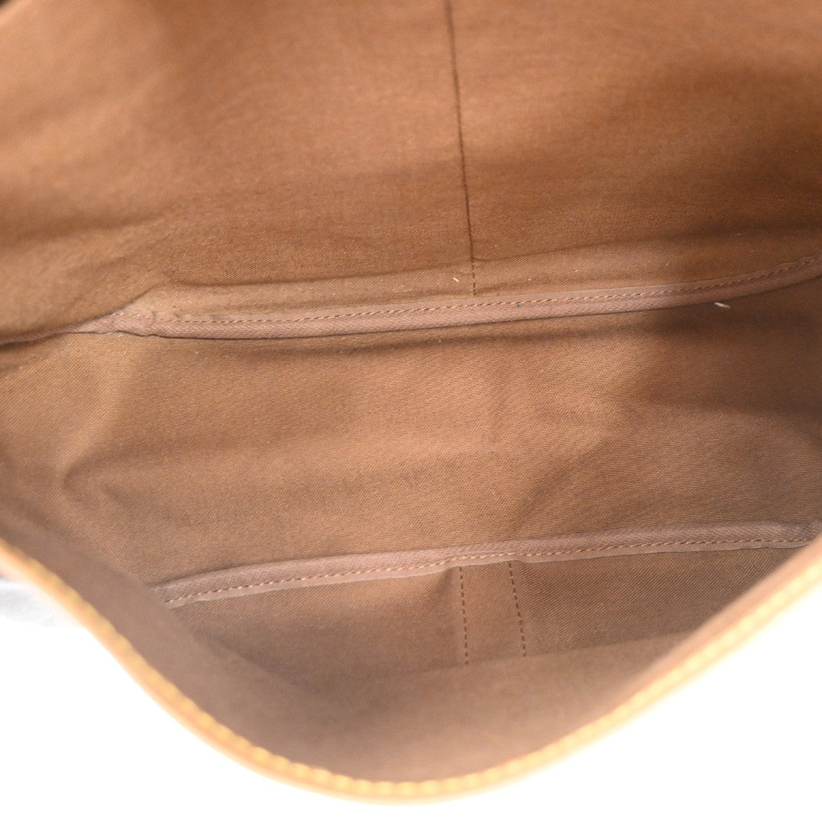Louis Vuitton Saumur Monogram Canvas Brown Canvas Shoulder Bag Bag (Pre-Owned)