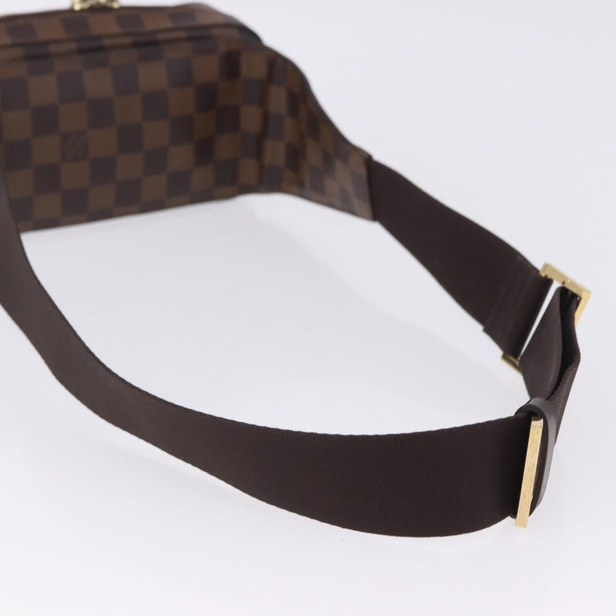 Louis Vuitton Geronimos Waist Damier Ebene Brown Canvas Shoulder Bag Bag (Pre-Owned)
