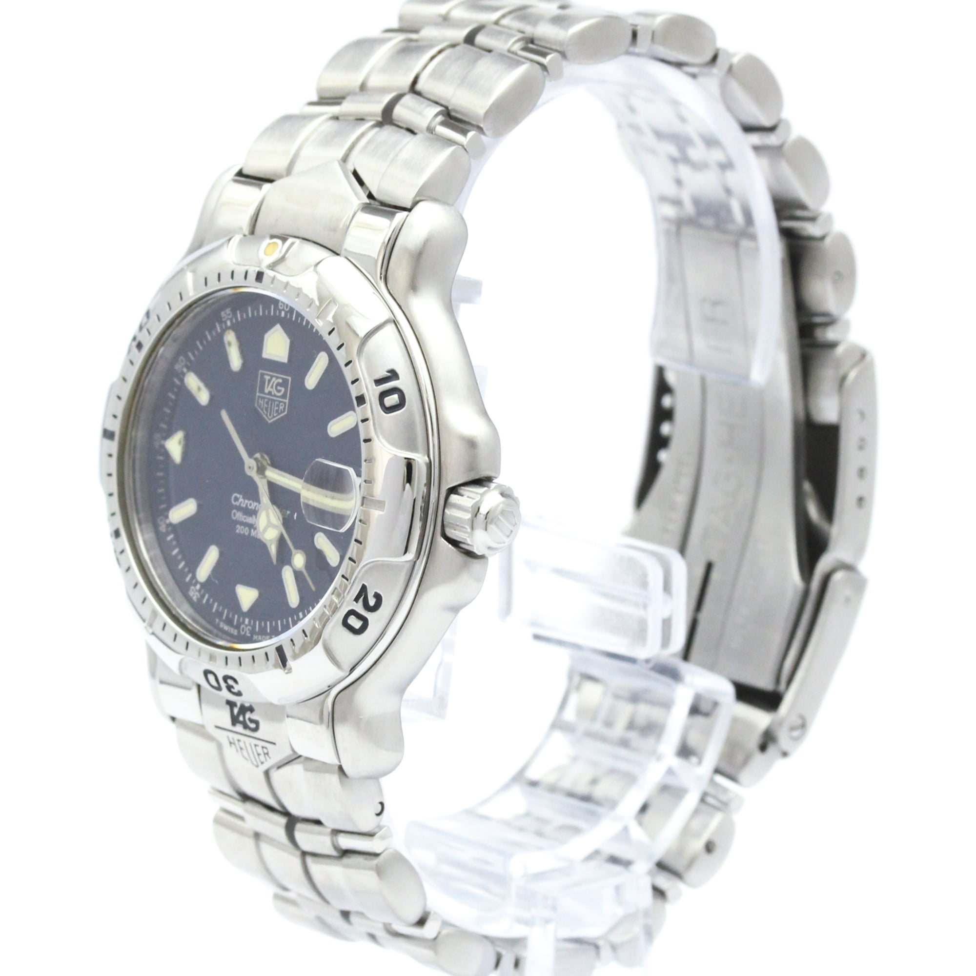 Tag Heuer 6000 Chronometer Stainless Steel Watch (Pre-Owned)