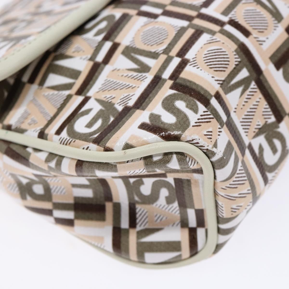 Salvatore Ferragamo Vintage Clutch Canvas Beige Canvas Clutche & Pouche Bag (Pre-Owned)