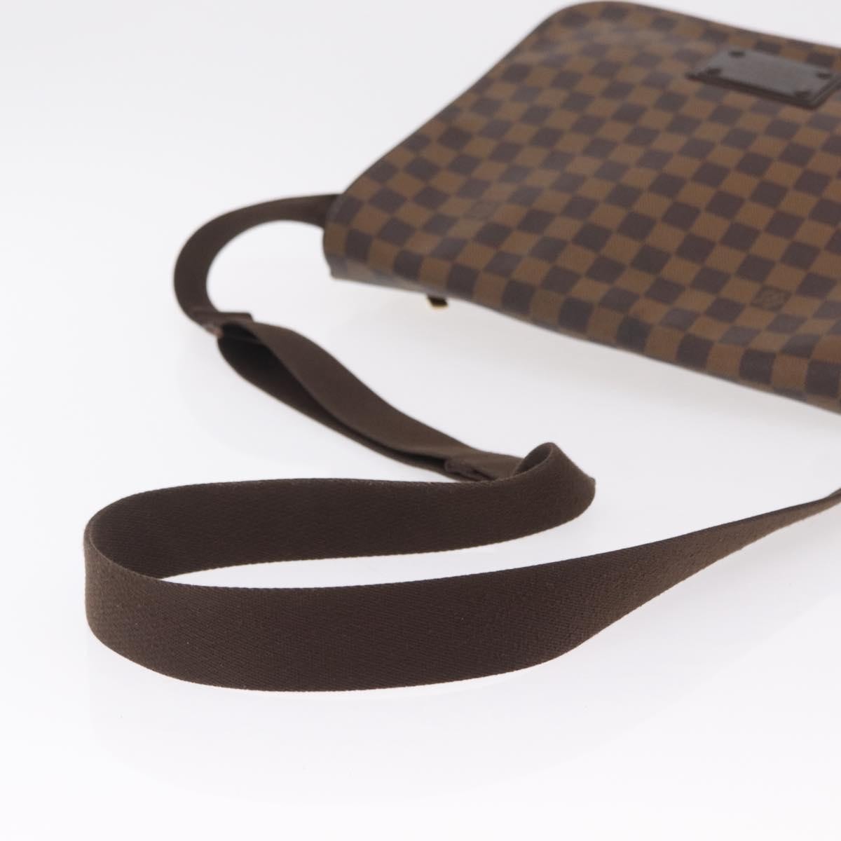 Louis Vuitton Brooklyn Damier Brown Canvas Shoulder Bag Bag (Pre-Owned)