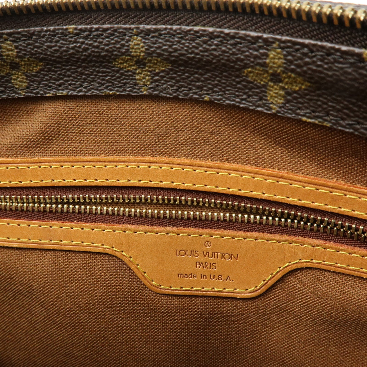 Louis Vuitton Cabas Piano Monogram Canvas Brown Canvas Tote Bag Bag (Pre-Owned)