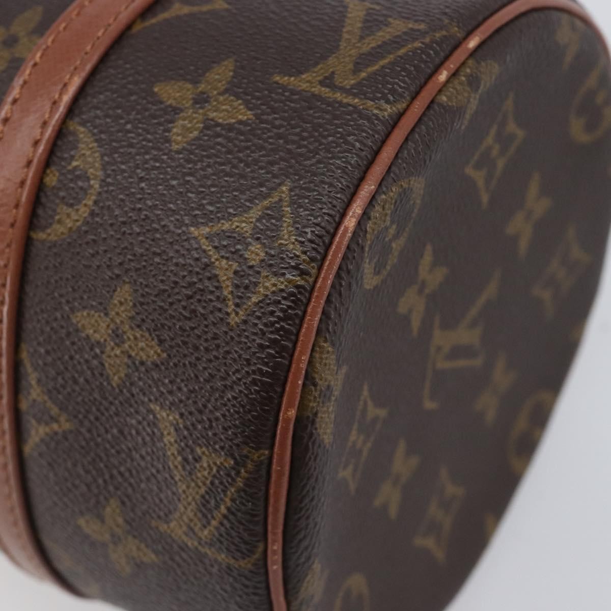 Louis Vuitton Papillon Monogram Canvas Brown Canvas Handbag (Pre-Owned)