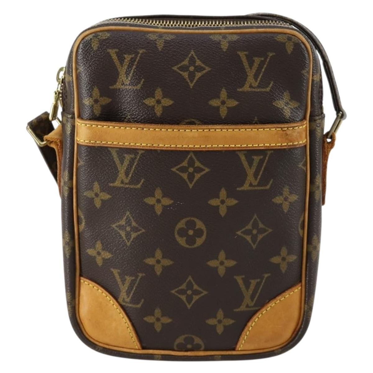 Louis Vuitton Danube Monogram Canvas Brown Canvas Shoulder Bag Bag (Pre-Owned)