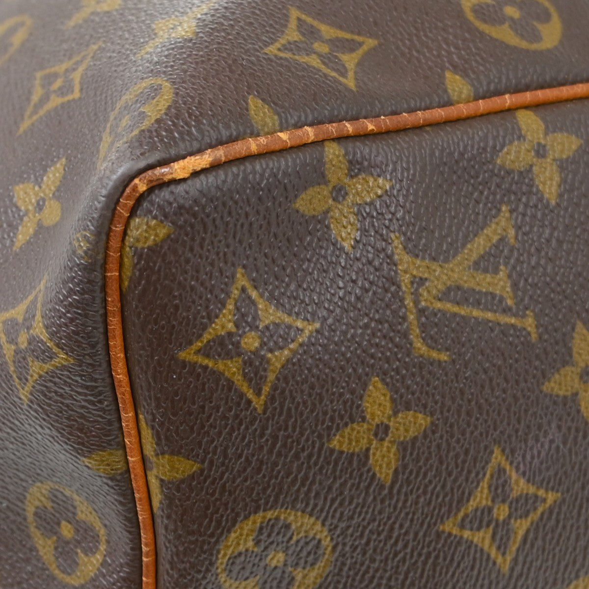 Louis Vuitton Keepall Monogram Canvas Brown Canvas Travel Bag Bag (Pre-Owned)