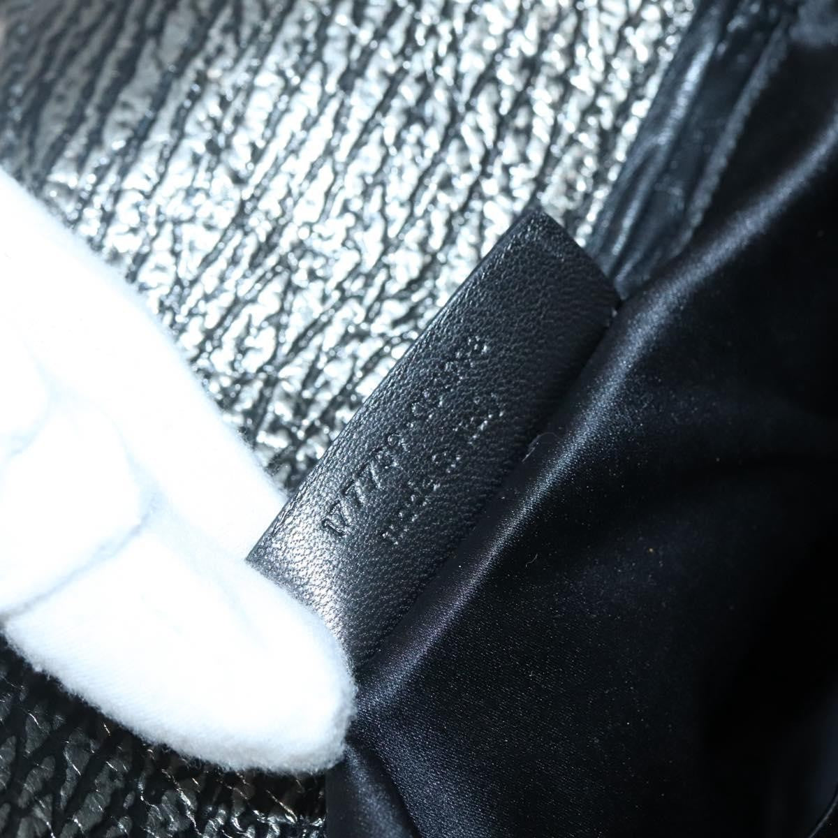 Saint Laurent Tribute Tote Leather Silver Leather Shoulder Bag Bag (Pre-Owned)