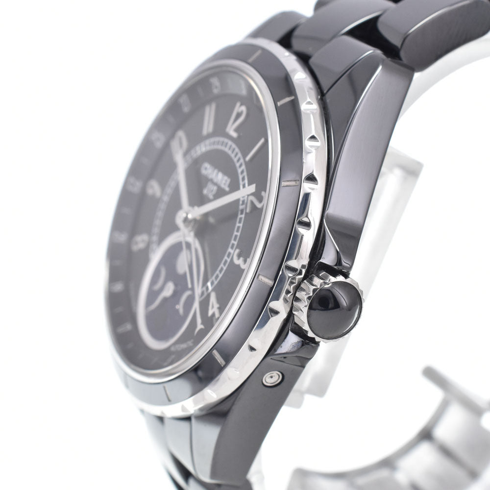 Chanel J12 Moonphase Automatic Ceramic And Stainless Steel Watch (Pre-Owned)