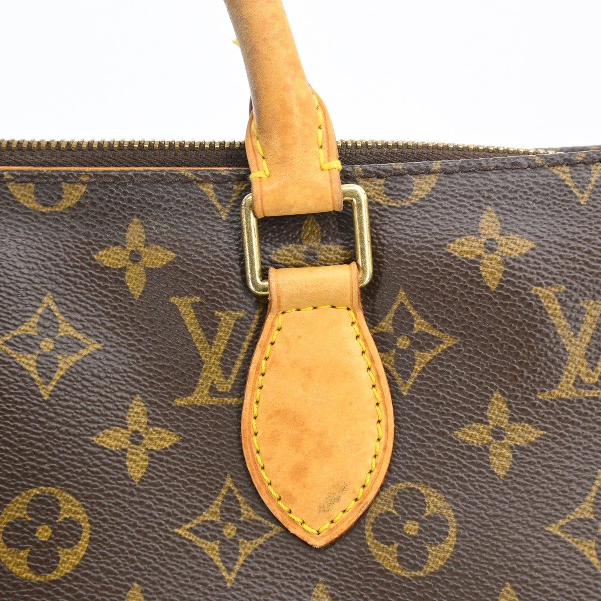 Louis Vuitton Popincourt Handle Monogram Canvas Brown Canvas Handbag (Pre-Owned)