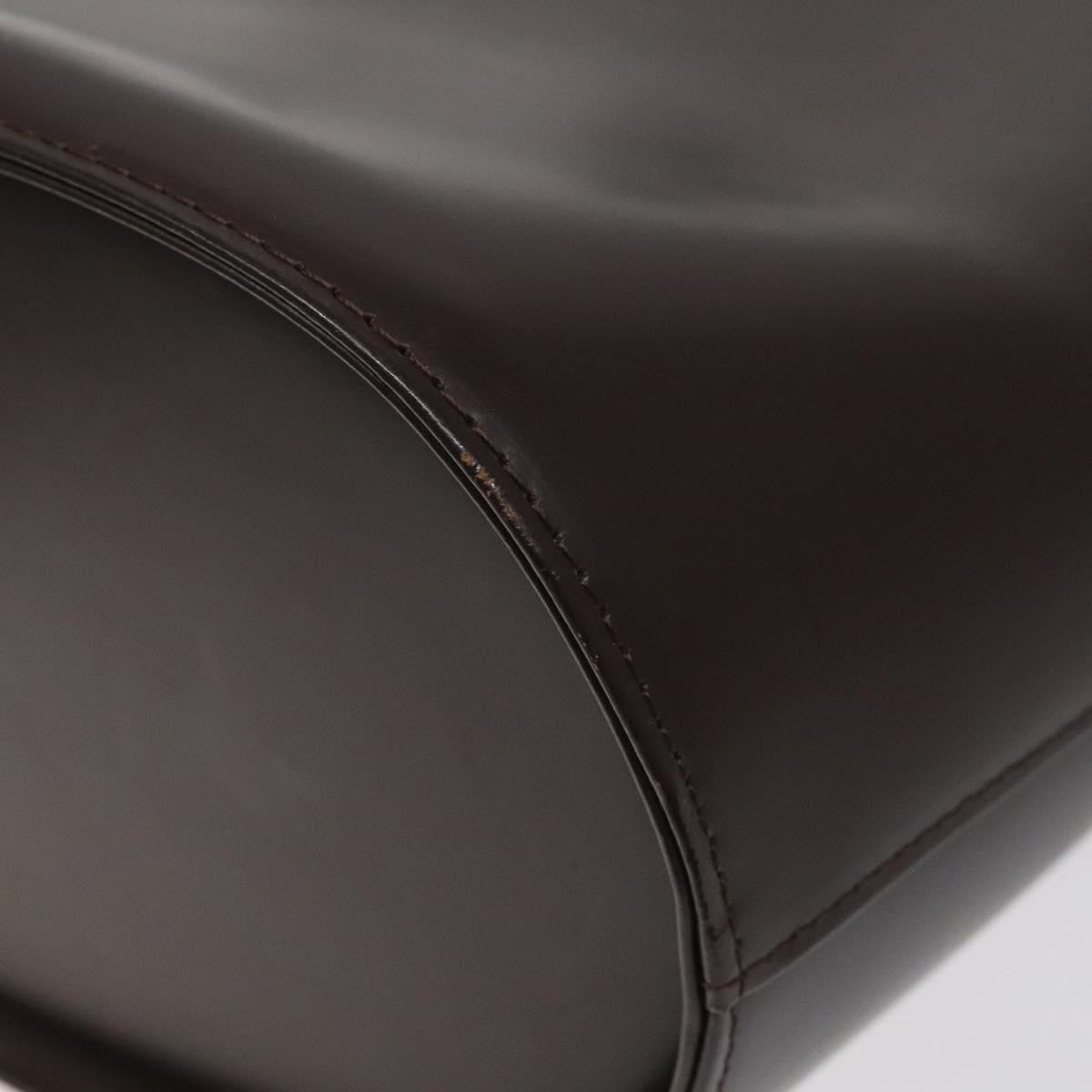 Burberry Nova Check Leather Brown Leather Handbag (Pre-Owned)