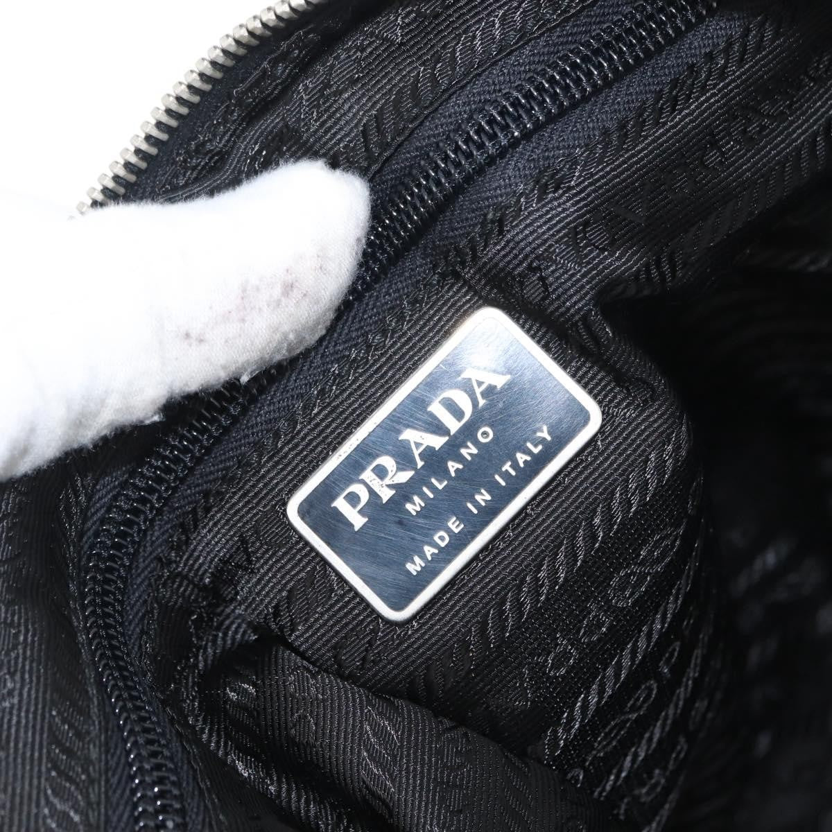 Prada Vintage Tote Tessuto Blue Nylon Tote Bag Bag (Pre-Owned)