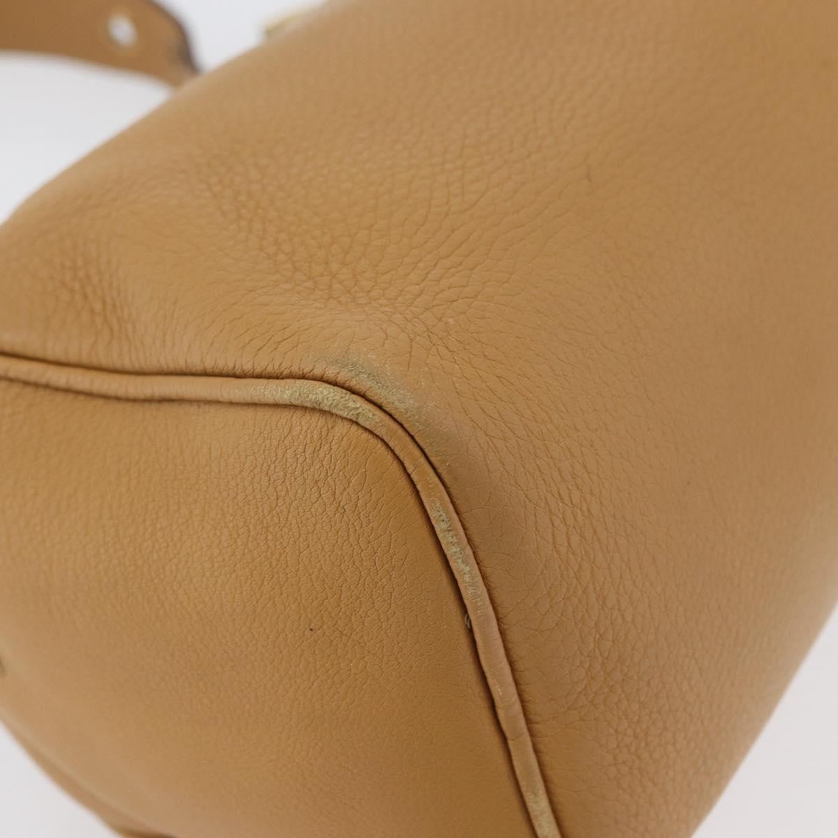 Prada Vintage Leather Brown Leather Shoulder Bag Bag (Pre-Owned)
