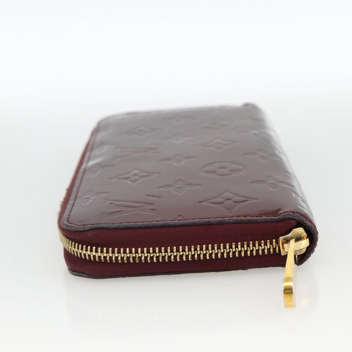 Louis Vuitton Zippy Leather Red Patent_Leather Wallets Accessory (Pre-Owned)