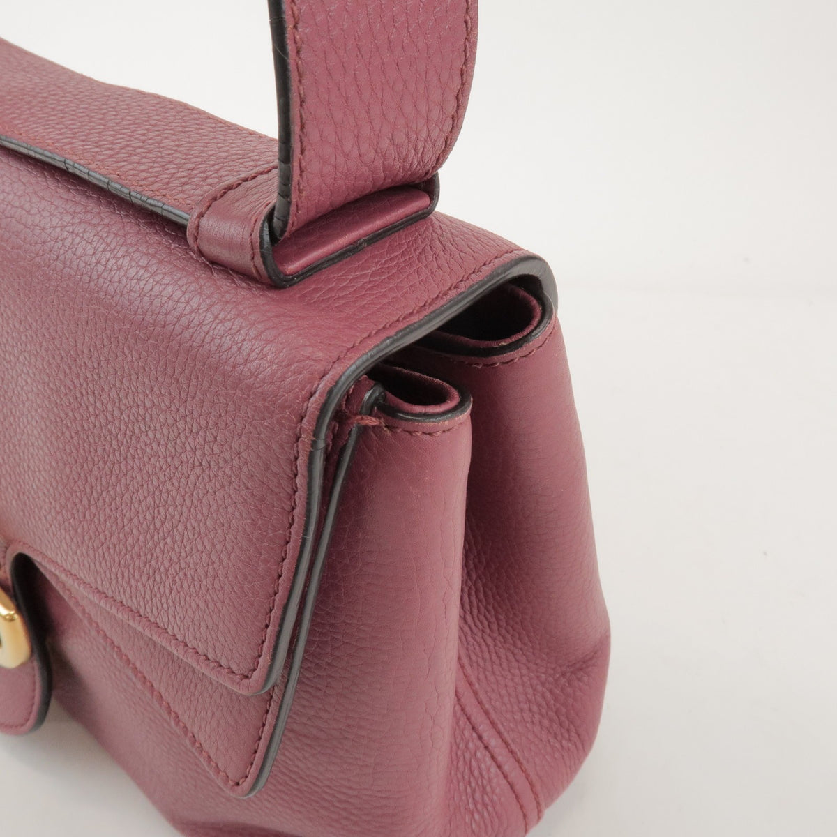 Gucci Gg Marmont Leather Pink Leather Shoulder Bag Bag (Pre-Owned)