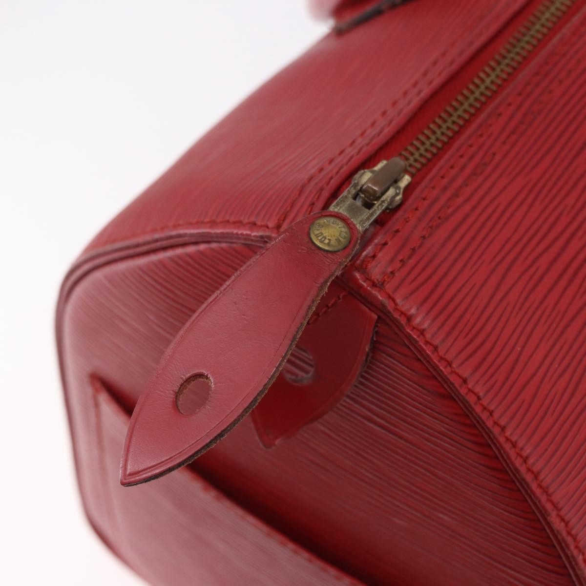 Louis Vuitton Speedy Epi Leather Red Leather Handbag (Pre-Owned)