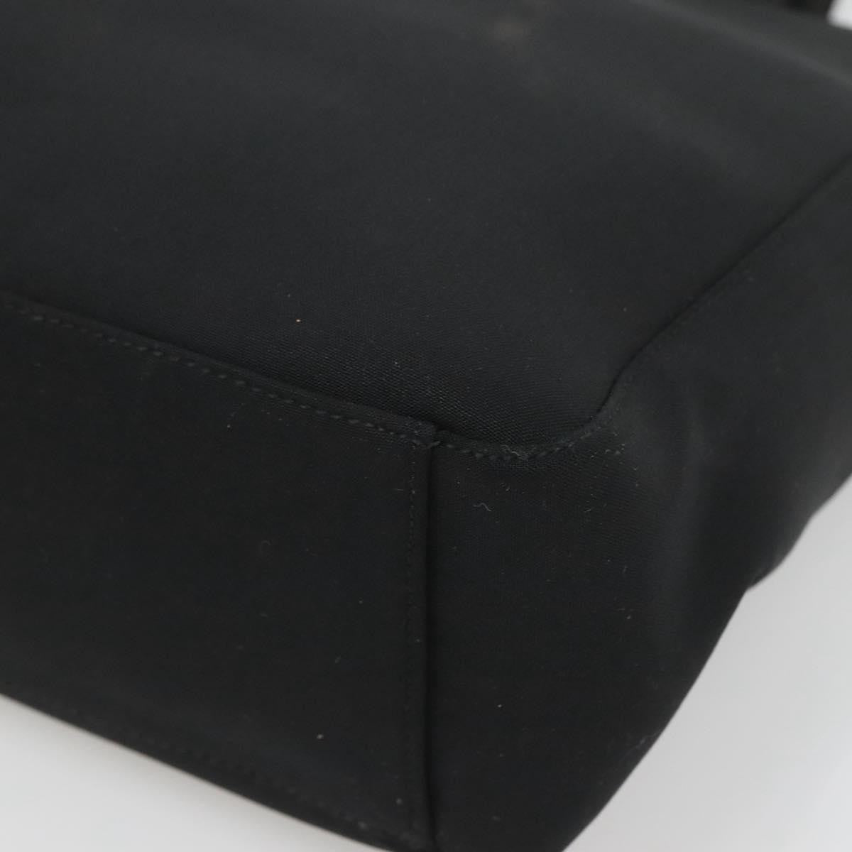 Prada City Sport Bucket Soft Calf Black Canvas Handbag (Pre-Owned)