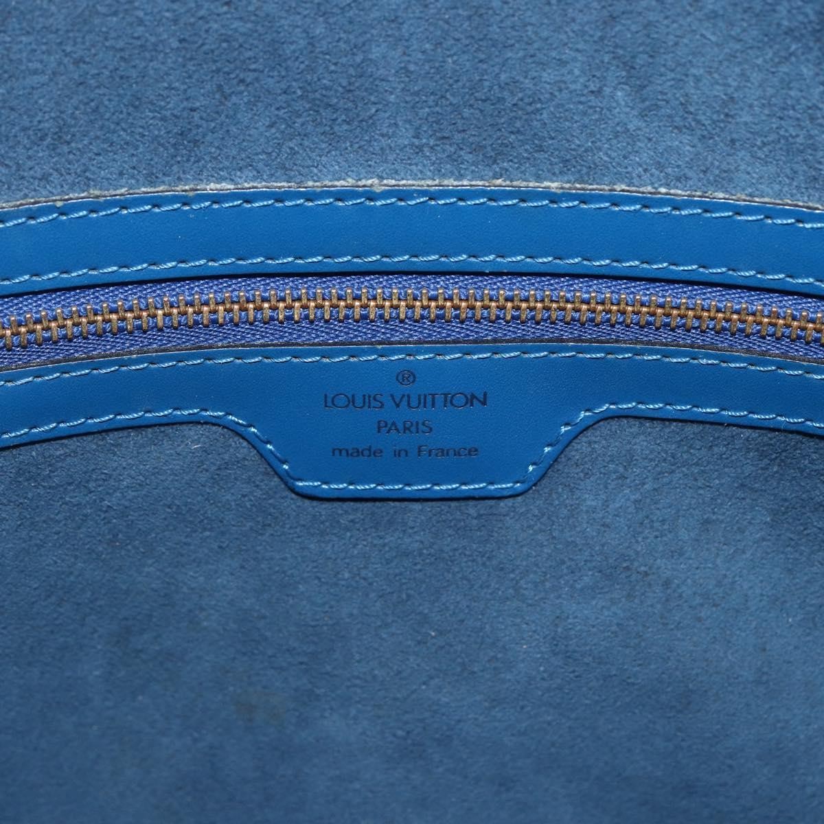 Louis Vuitton Lussac Epi Leather Blue Leather Shoulder Bag Bag (Pre-Owned)