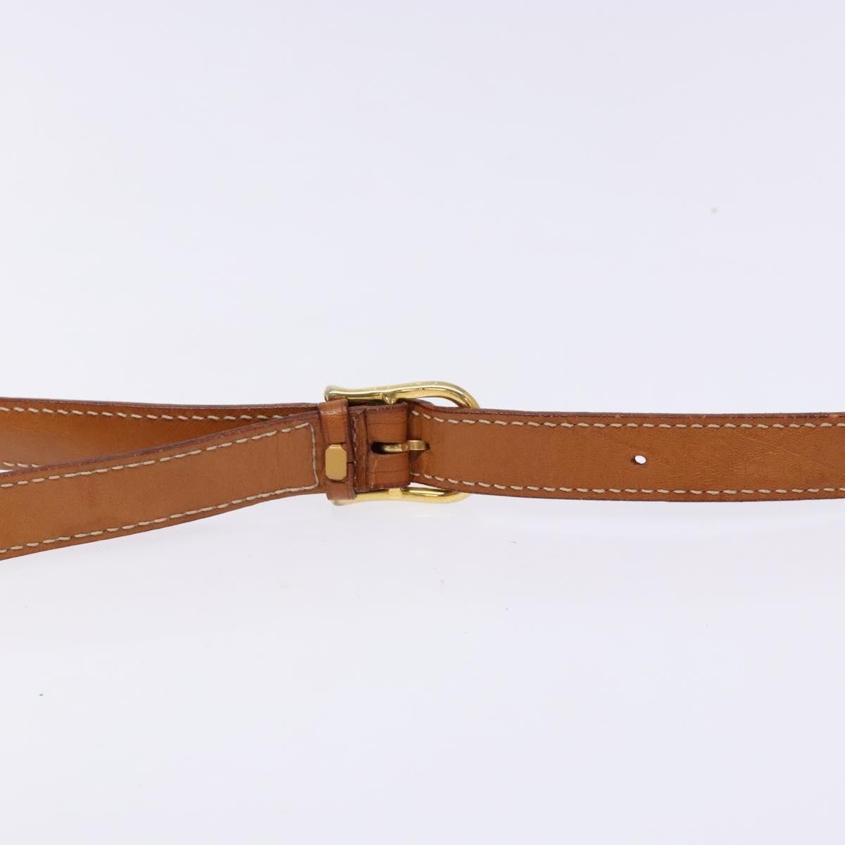 Celine Macadam Shoulder Pvc Leather Brown Canvas Bag (Pre-Owned)