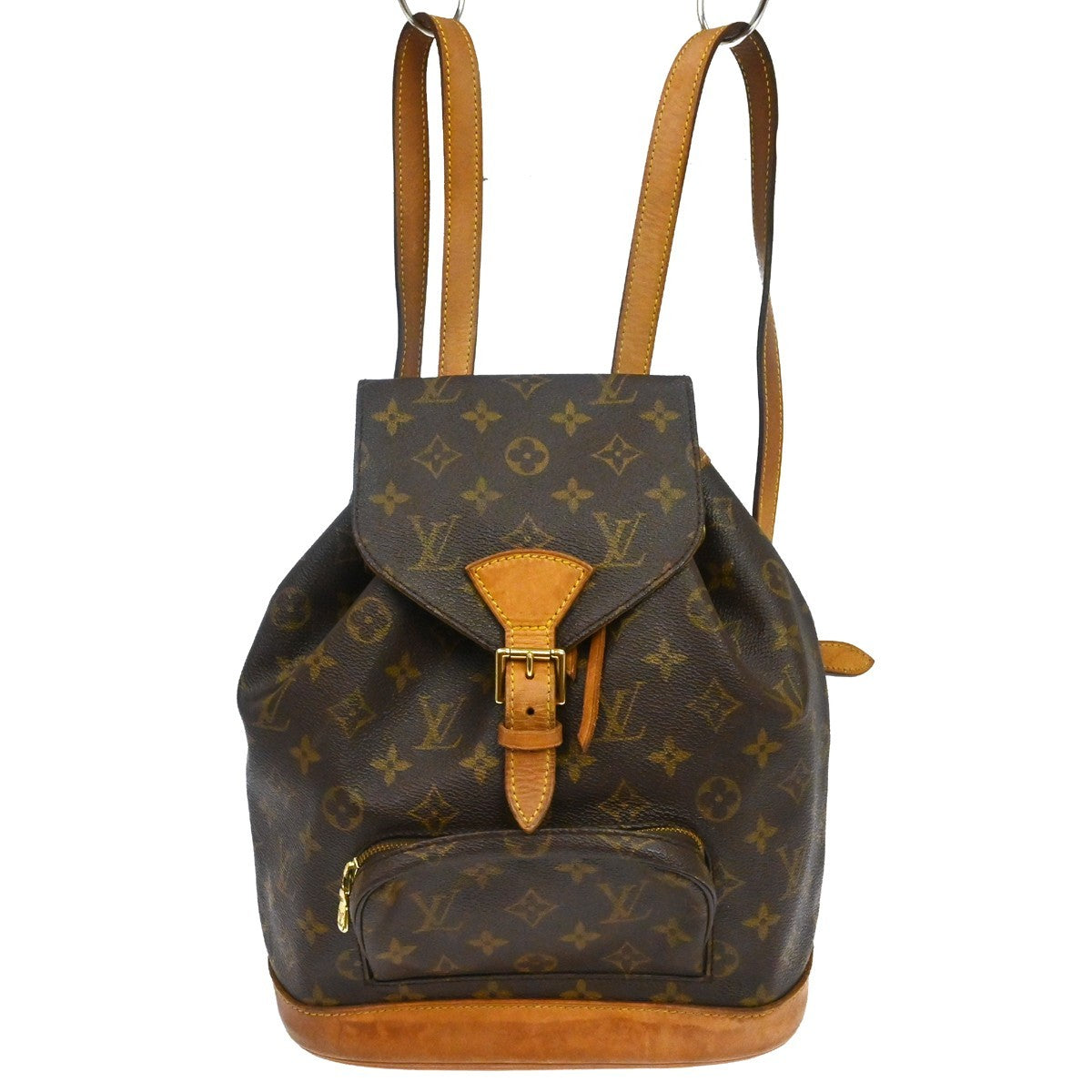 Louis Vuitton Montsouris Monogram Canvas Brown Canvas Backpack Bag (Pre-Owned)