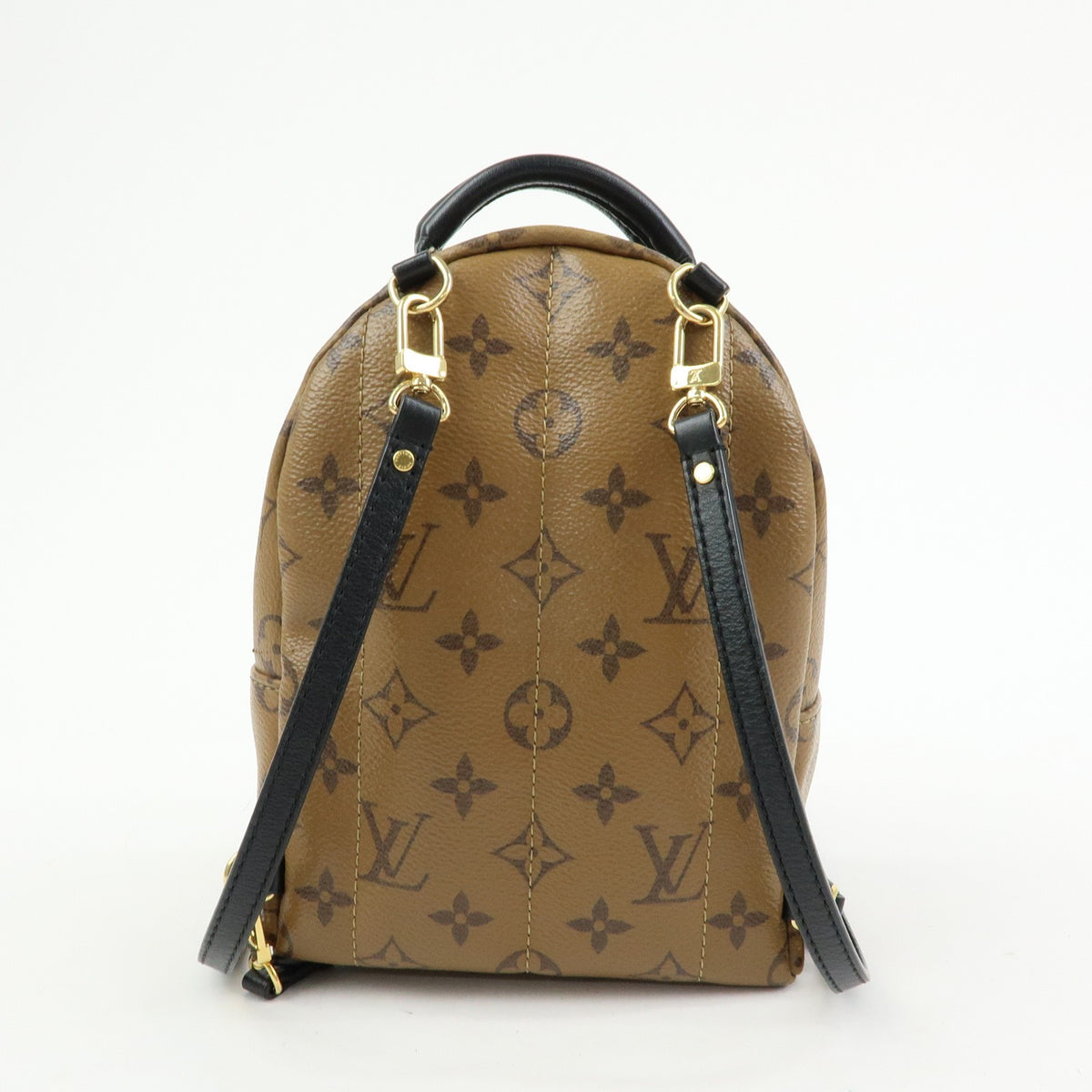 Louis Vuitton Palm Springs Reverse Monogram Canvas Brown Canvas Backpack Bag (Pre-Owned)