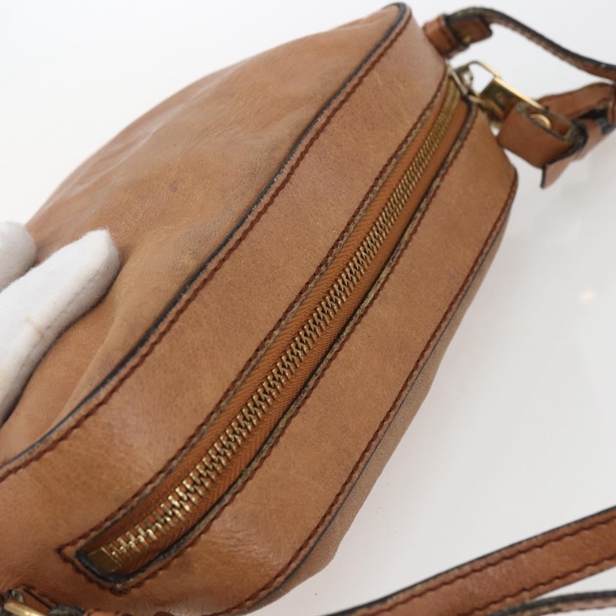 Chloe Vintage Leather Brown Leather Shoulder Bag Bag (Pre-Owned)