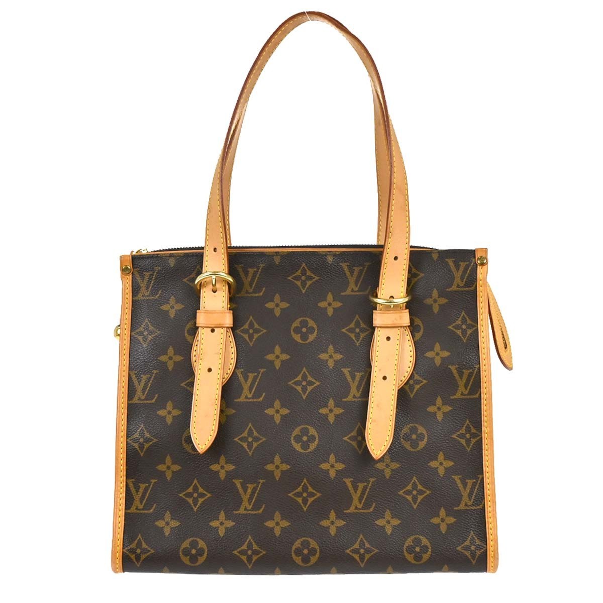 Louis Vuitton Popincourt Tote Monogram Canvas Brown Canvas Tote Bag Bag (Pre-Owned)