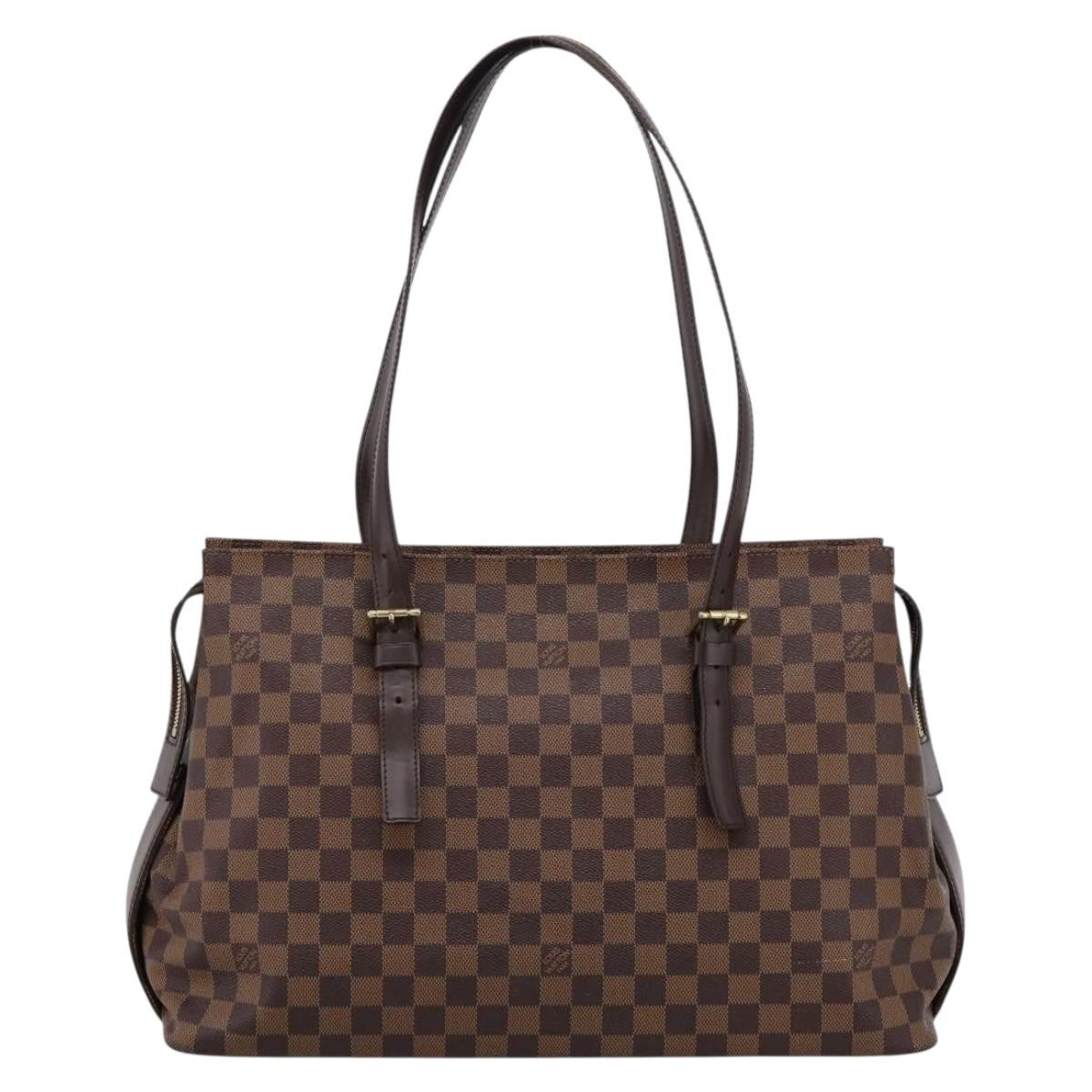 Louis Vuitton Chelsea Damier Brown Canvas Handbag (Pre-Owned)