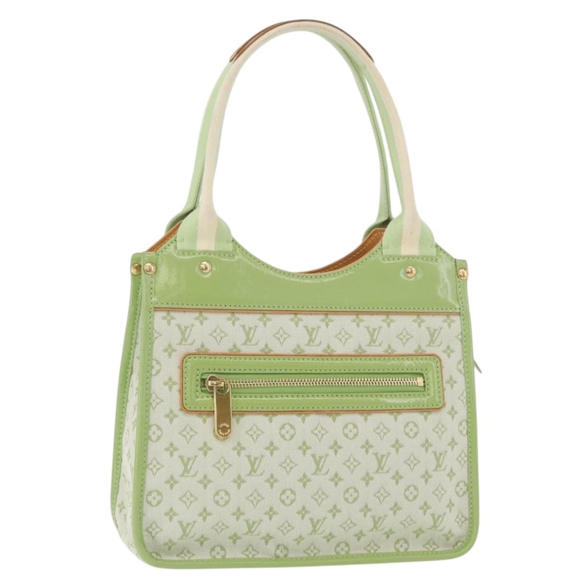 Louis Vuitton Kathleen Mini Lin Green Canvas Tote Bag Bag (Pre-Owned)