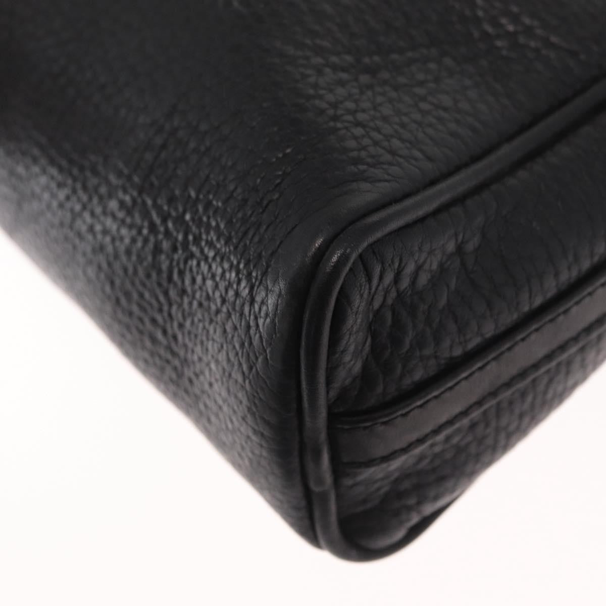 Gucci Vintage Leather Black Leather Shoulder Bag Bag (Pre-Owned)