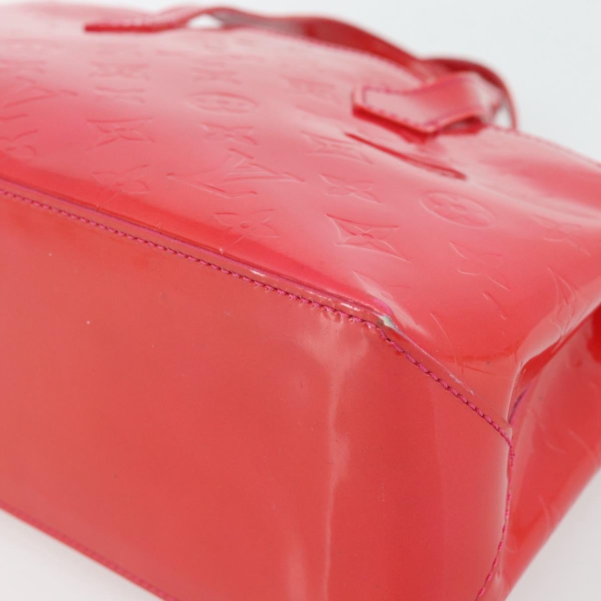 Louis Vuitton Wilshire Monogram Vernis Pink Patent_Leather Handbag (Pre-Owned)