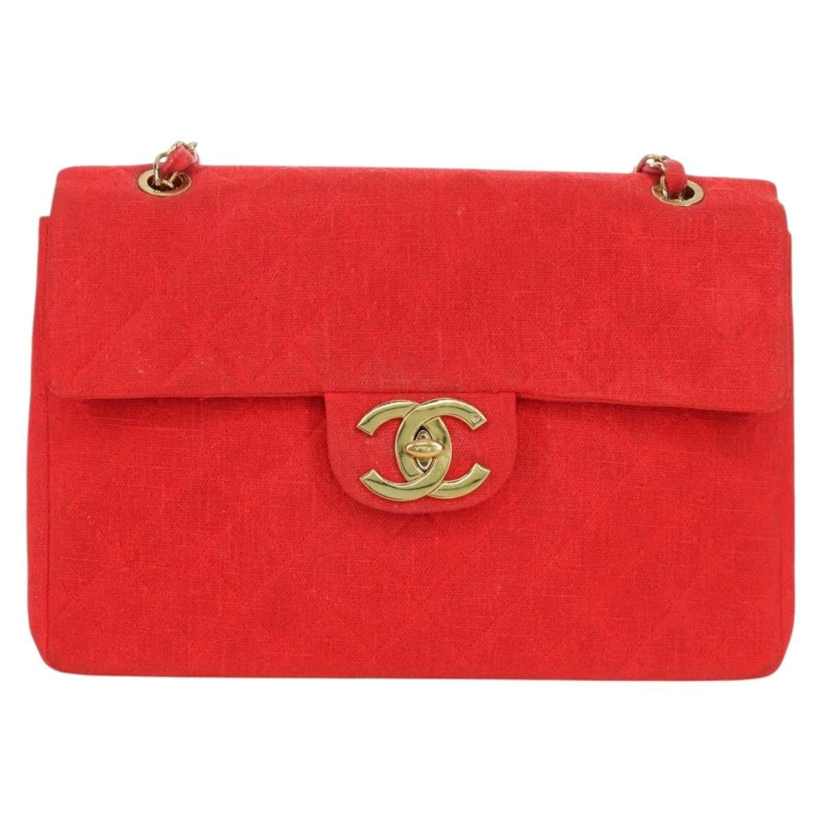 Chanel Flap Shoulder Canvas Multicolour Canvas Handbag (Pre-Owned)