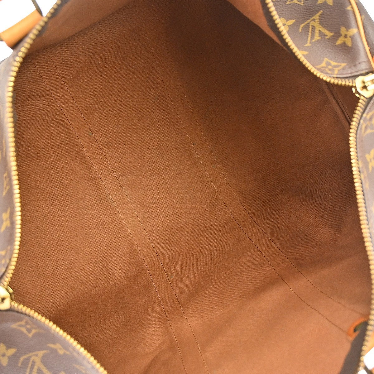 Louis Vuitton Keepall Monogram Canvas Brown Canvas Travel Bag Bag (Pre-Owned)