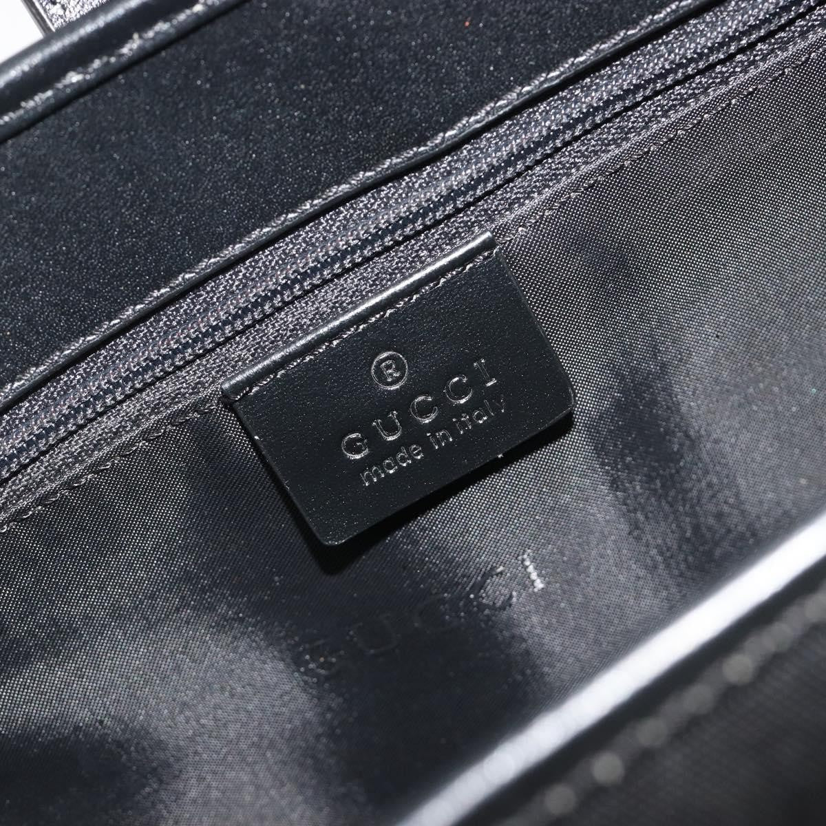 Gucci Jackie Gg Canvas Black Canvas Tote Bag Bag (Pre-Owned)