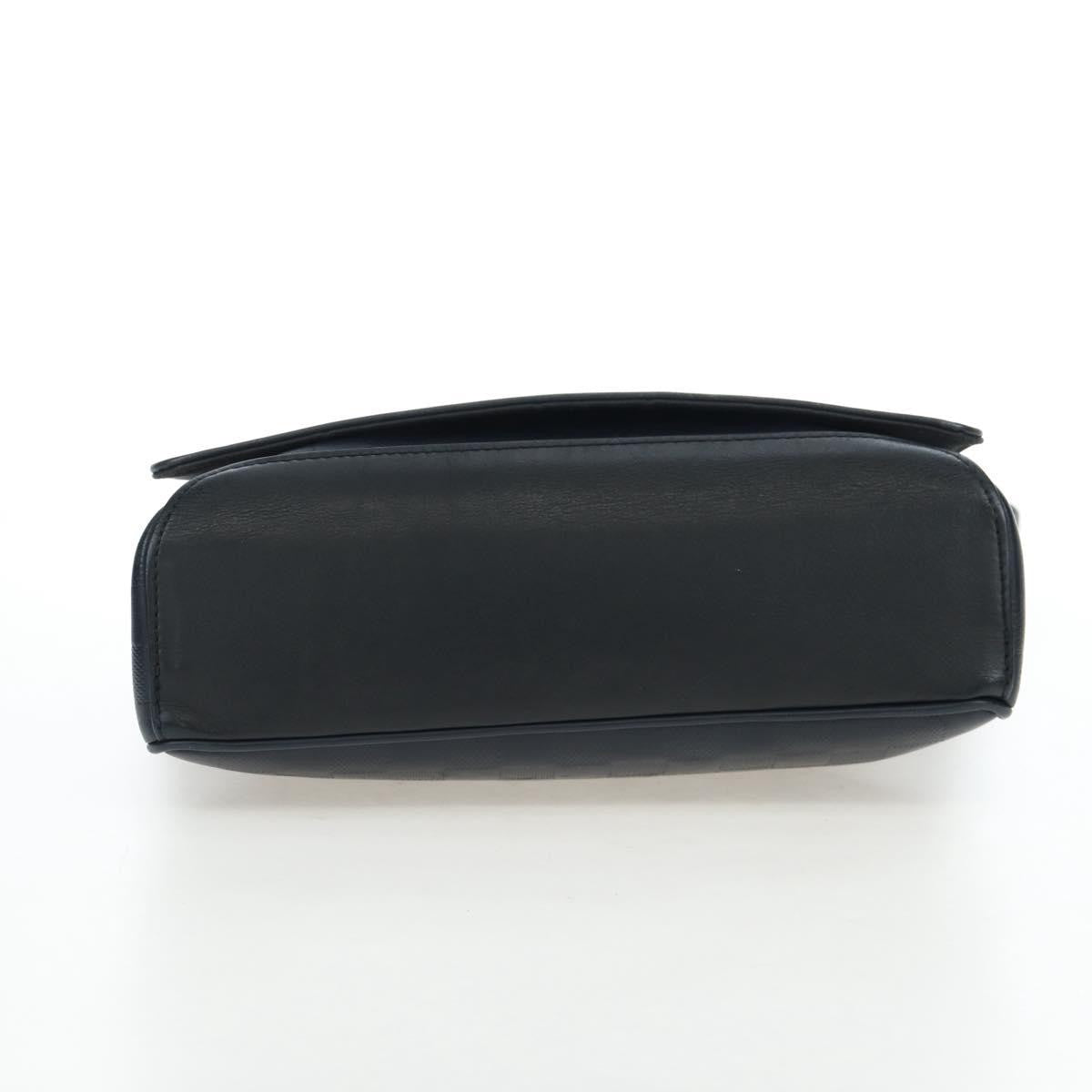 Louis Vuitton District Messenger Damier Infini Leather Black Leather Shoulder Bag Bag (Pre-Owned)