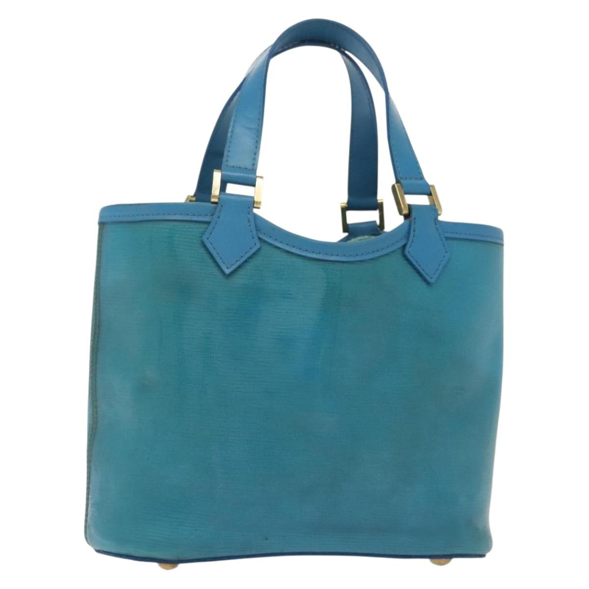 Louis Vuitton Plage Lagoon Bay Vinyl Epi Leather Blue Leather Bag (Pre-Owned)