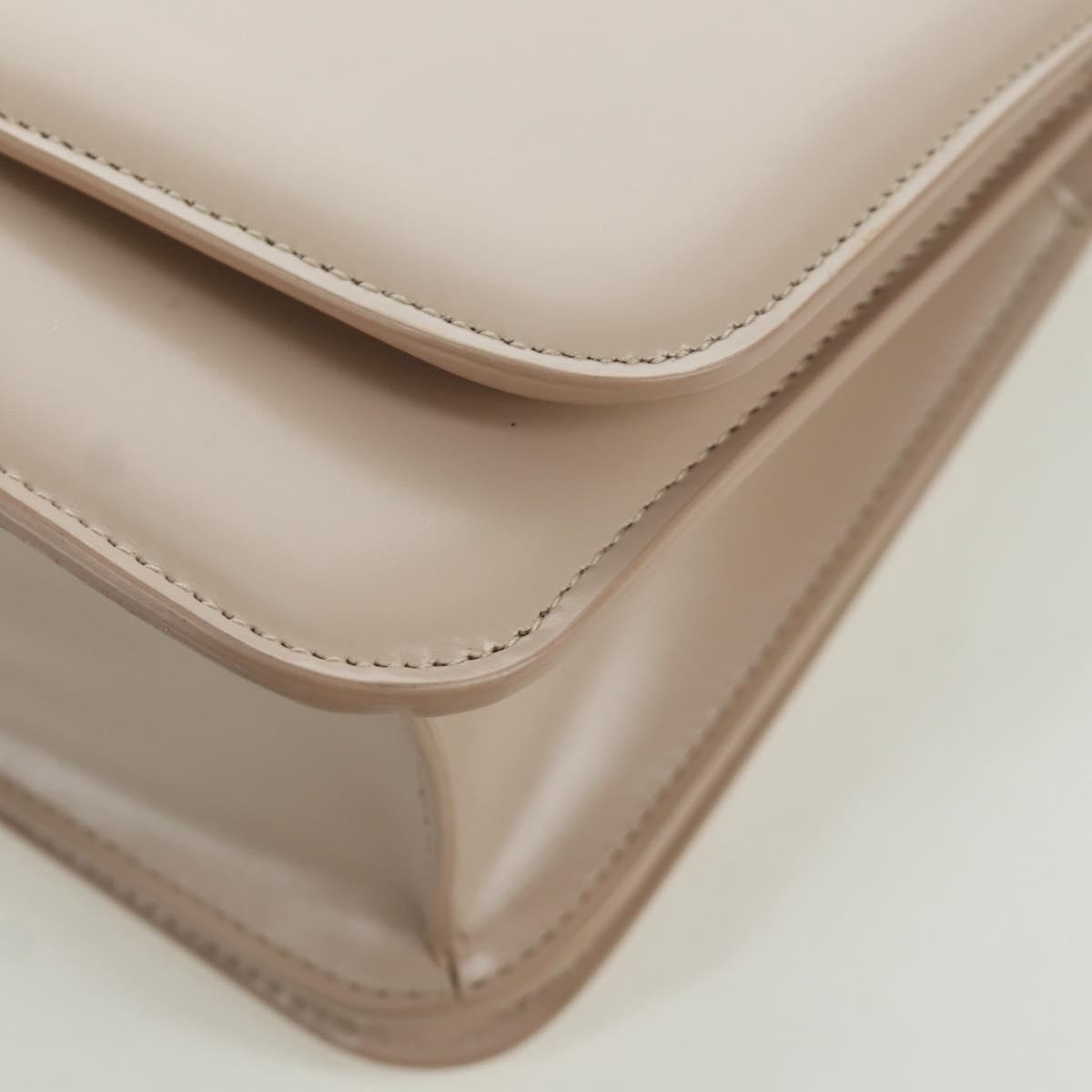 Bottega Veneta Bv Classic Textured Calfskin Beige Leather Handbag (Pre-Owned)