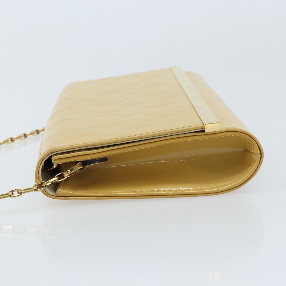 Louis Vuitton Ana Monogram Vernis Yellow Patent_Leather Handbag (Pre-Owned)