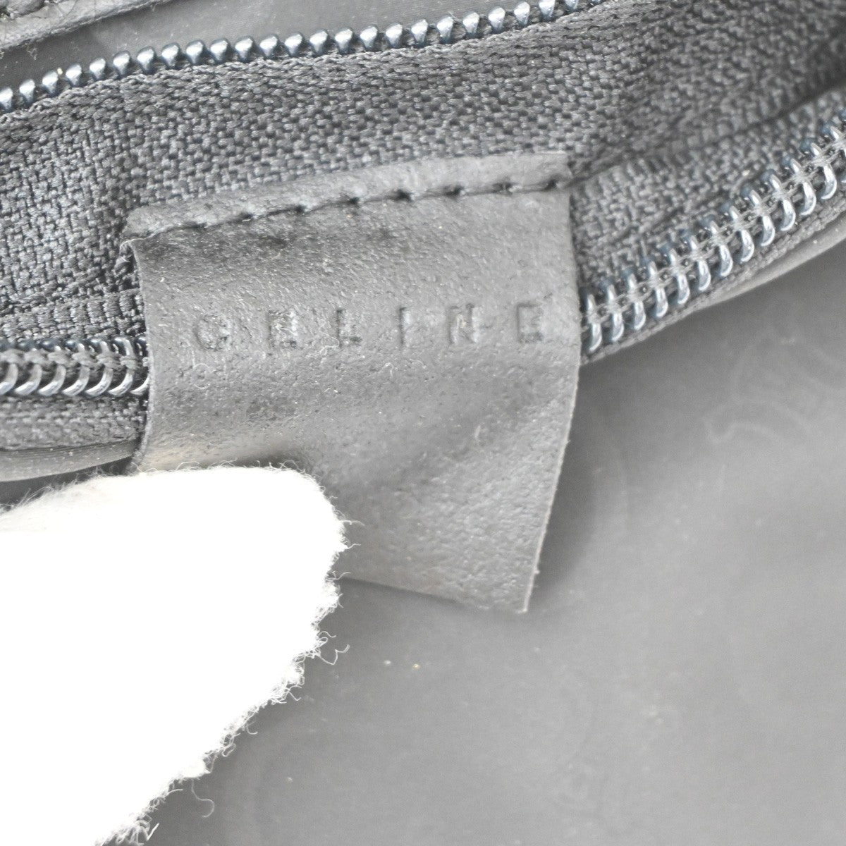 Celine Macadam Waist Nylon Black Canvas Backpack Bag (Pre-Owned)