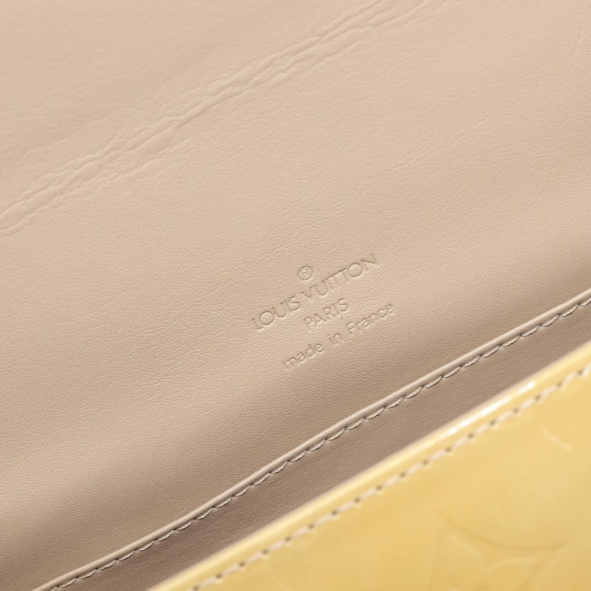 Louis Vuitton Thompson Street Monogram Vernis Beige Patent_Leather Shoulder Bag Bag (Pre-Owned)