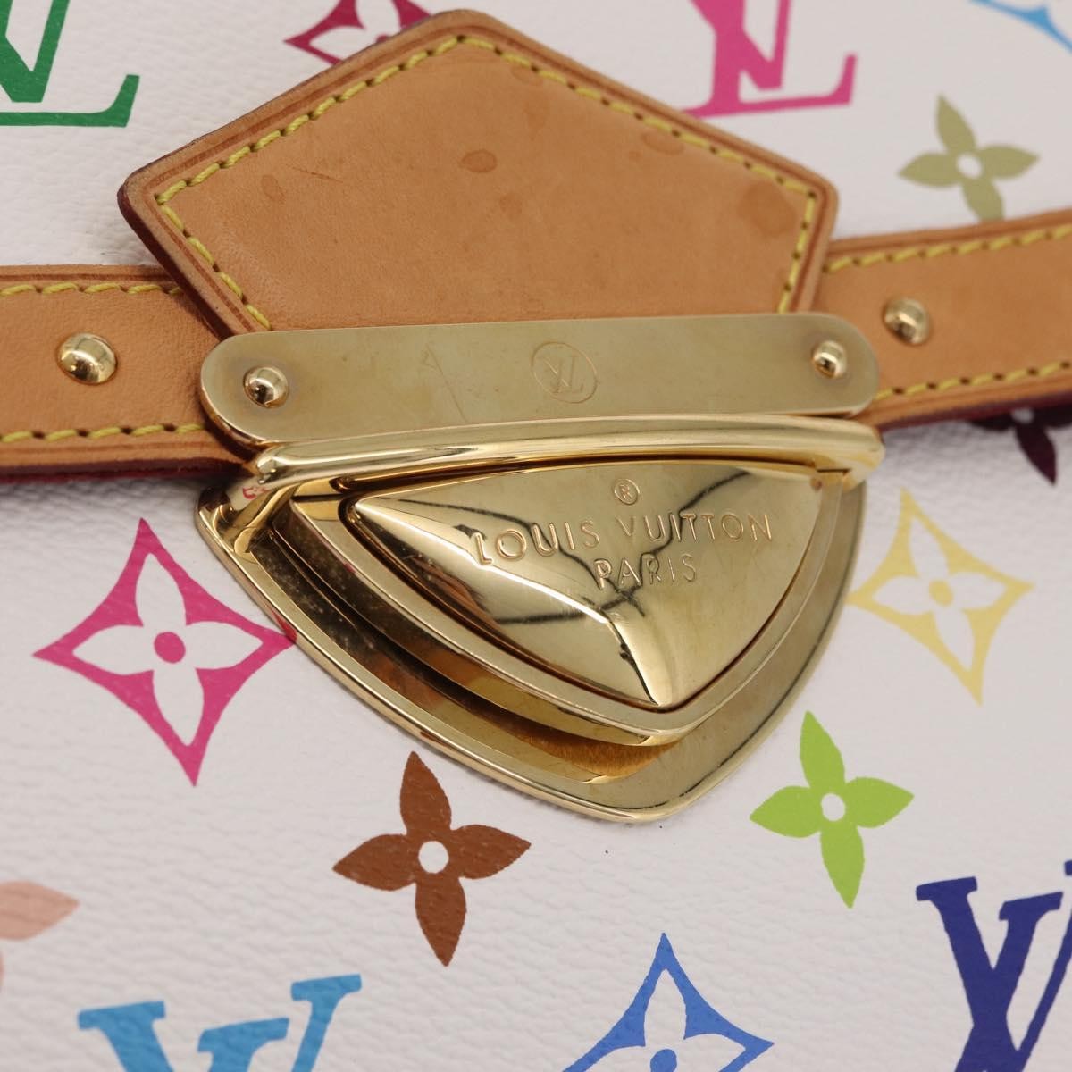 Louis Vuitton Rita Monogram Multicolor White Canvas Handbag (Pre-Owned)