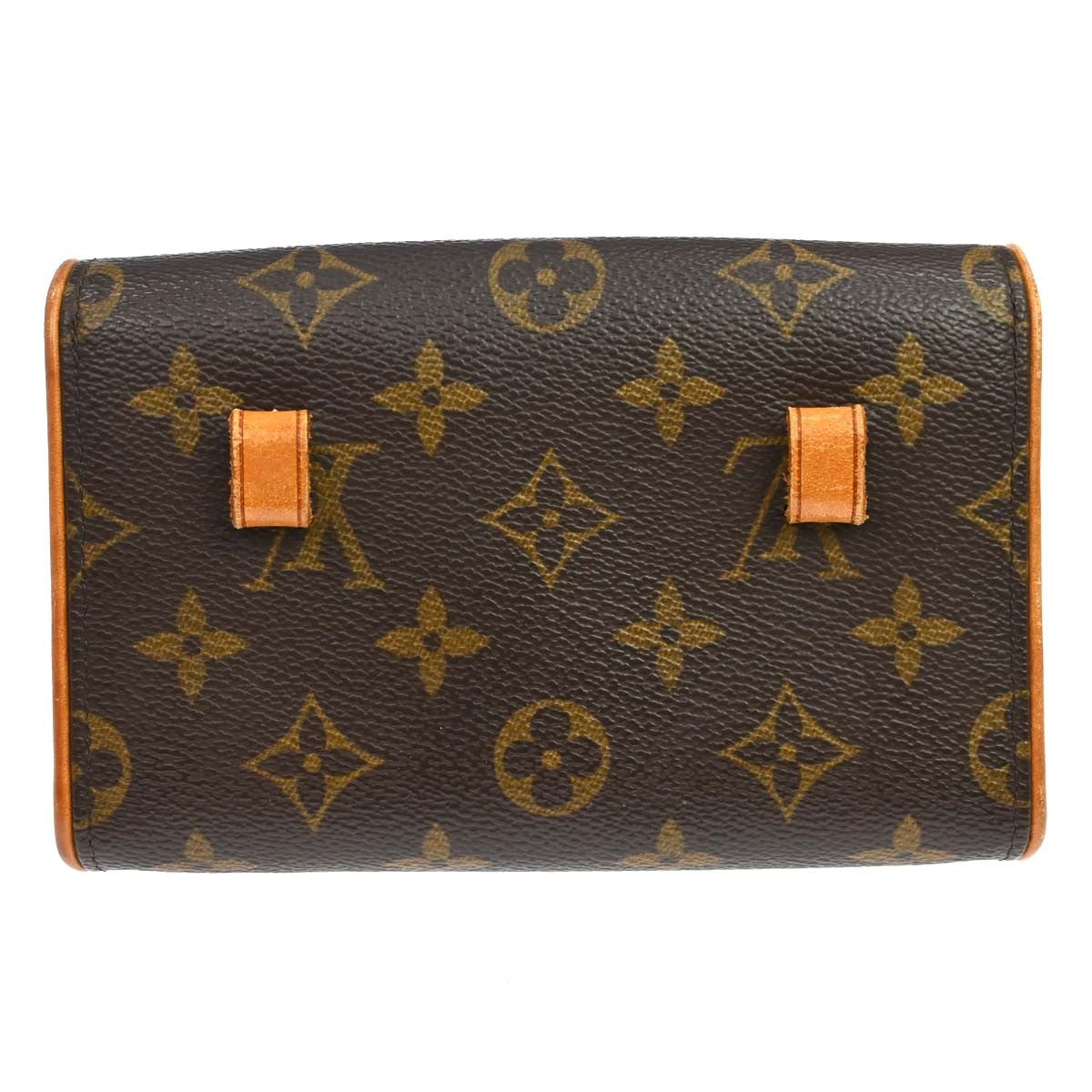 Louis Vuitton Florentine Waist Monogram Canvas Brown Canvas Handbag (Pre-Owned)