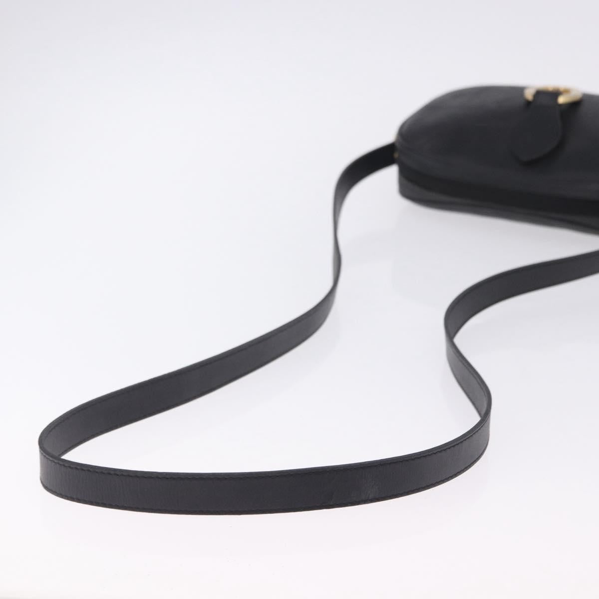 Christian Dior Vintage Trotter Diorissimo Canvas Black Canvas Shoulder Bag Bag (Pre-Owned)