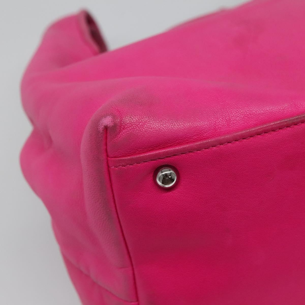 Loewe Vintage Leather Pink Leather Handbag (Pre-Owned)