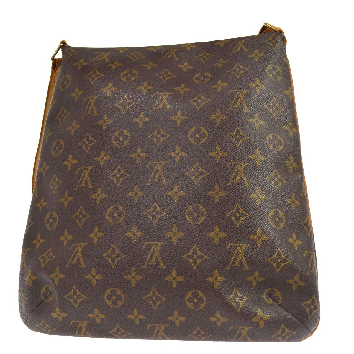 Louis Vuitton Musette Monogram Canvas Brown Canvas Shoulder Bag Bag (Pre-Owned)