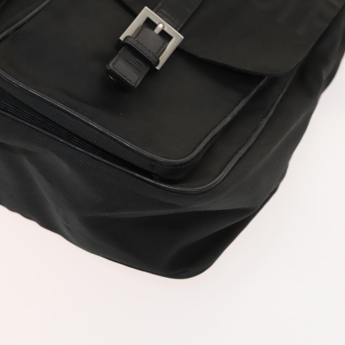 Fendi Vintage Nylon Black Nylon Shoulder Bag Bag (Pre-Owned)