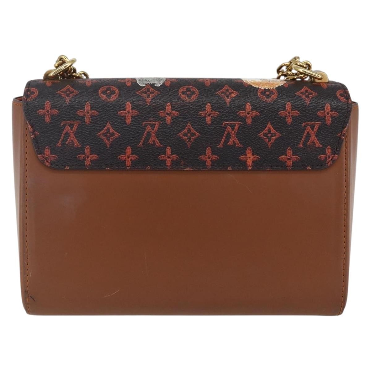 Louis Vuitton Twist Limited Edition Grace Coddington Catogram Canvas Brown Canvas Shoulder Bag Bag (Pre-Owned)