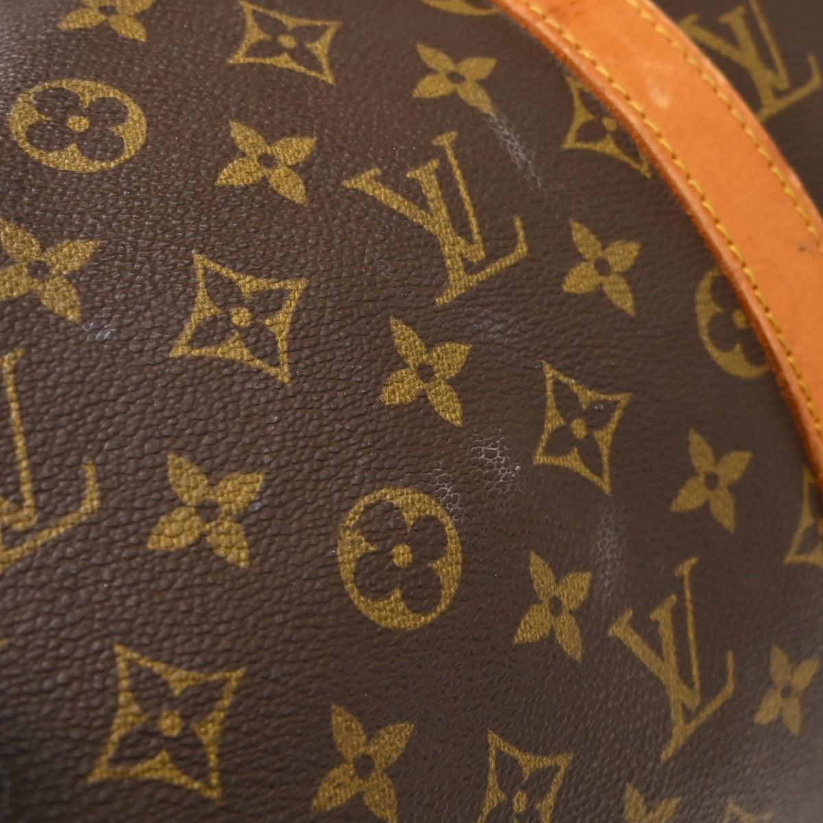 Louis Vuitton Keepall Canvas Brown Canvas Travel Bag Bag (Pre-Owned)