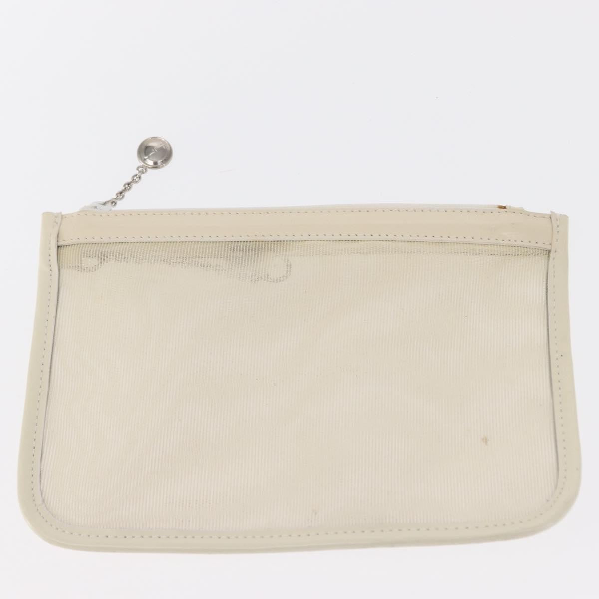 Gucci Vintage Tote Vinyl Beige Plastic Tote Bag Bag (Pre-Owned)